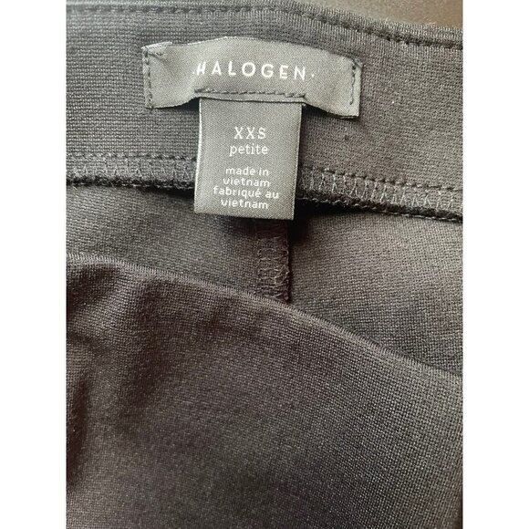 Halogen Black Striped Leg Athletic Pants Size XXS Petite - Picture 3 of 4